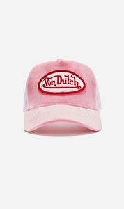 Caps: Von Dutch | Trucker Hat - Pink Velvet