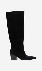 La Tribe | Leone Knee High - Black Suede