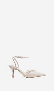 Shoe Sale: La Tribe | Indy Heel - Milk/Lace