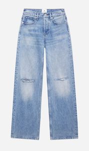 Sale Jeans: Anine Bing | Hugh Jean - Summer Indigo Destructed