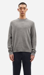 Samsoe Samsoe: Samsoe Samsoe | Isak Knit Sweater - Dark Grey Mel.