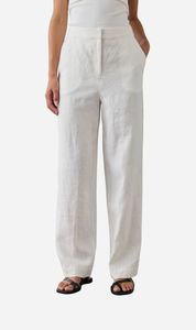 Laing | Tab Cuff Pant - White
