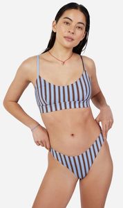 Dear Dylan | Swim Crop - Riviera Stripe