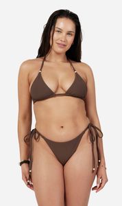 Dear Dylan | Petite Tie Brief - Umber Rib