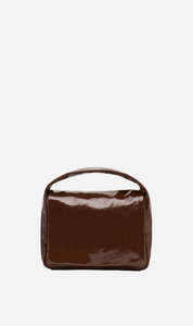 The Bag Collector: St Agni | Petit Soft Satchel - Patent Liqueur