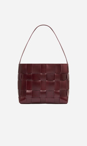 The Bag Collector: St Agni | Woven Large Tote - Plum