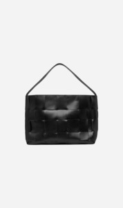 St Agni | Woven Mini Tote - Black