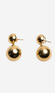 The Gift Guide: Jasmin Sparrow | Flow Earrings Short - Gold