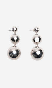 The Gift Guide: Jasmin Sparrow | Flow Earrings Long - Silver