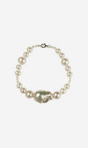 Meadowlark | Bon Bon Pearl Bracelet - Silver