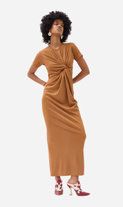 Sale Dresses 1: Gary Bigeni | Archy Twisted Dress - Tan