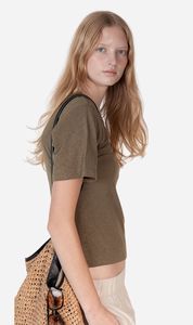 Green: Knuefermann | Fitted T.Shirt - Olive