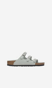 Green: Birkenstock | Florida Nubuck Reg - Pure Sage