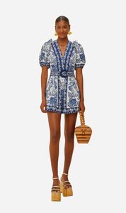 Farm Rio | Shell Garden Off White Romper - Off White