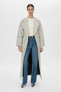 Womens Outerwear: Camilla and Marc | Cupola Coat - Salt And Pepper