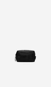 Handbags And Wallets: Rains | Wash Bag Small - Black