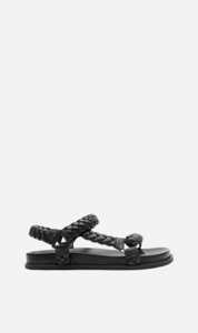 Shoe Queen: La Tribe | Elke Braided Sandal - Black