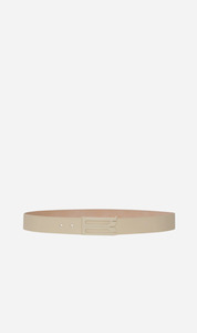 Victoria Beckham | Tonal Jumbo Frame Belt - Ivory