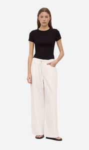 Assembly Label: Assembly Label | Linley Rib Tee - Black