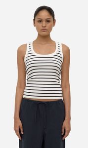 Assembly Label | Leony Stripe Tank - True Navy/Antique White