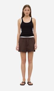 Assembly Label: Assembly Label | Everyday Poplin Short - Ganache