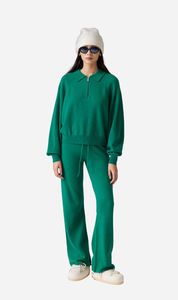 Crush: CRUSH | Cabana Zip Polo - Pea