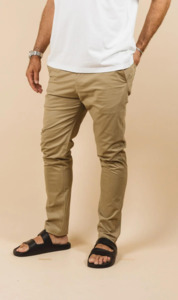 Kore Studios: Kore Studios | Riley Slim Chino - Malt