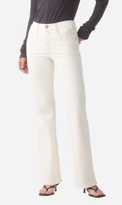 Blanc De Blanc: Outland Denim | Effie Mid Flare Jean - Soft White