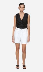 Marle | Classic Jean Short - Blanc