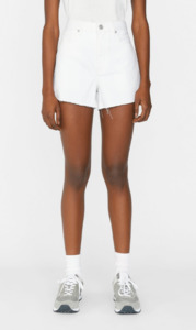 Blanc De Blanc: Frame Denim | Le Brigette Short Raw After - Blanc