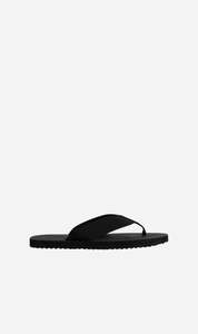 Beach Style: La Tribe | Canvas Thong - Black