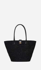 Anine Bing | Lou Tote Monogram - Black