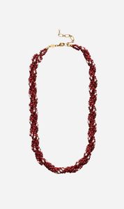 Viva Magenta: Anni Lu | Rodeo Necklace - Deep Burgundy