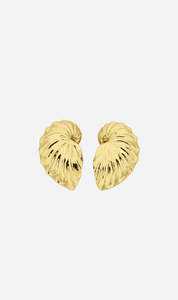 Zoe & Morgan | Paper Nautilus Earrings - Gold Vermeil