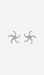 Zoe & Morgan | Starfish Earrings - Silver