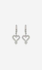 Full Price 3: Zoe & Morgan | Mini Gypsy Heart Earrings - Silver