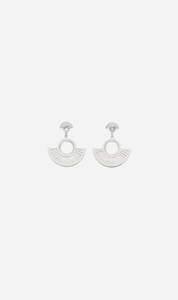 Zoe & Morgan | Pocket Full Of Sunshine Earrings - Silver/White Topaz