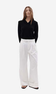 Rebe | Spence Trouser - Salt White