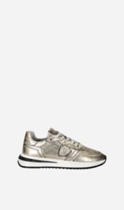 Pm Shoes: Philippe Model | Tropez 2.1 Low Womens - Metal Gold