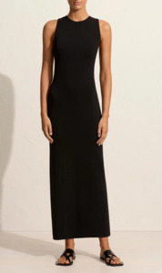 Matteau | Open Back Knit Dress - Black