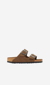Birkenstock: Birkenstock | Arizona Soft Foot Bed Suede Reg - Dark Tea