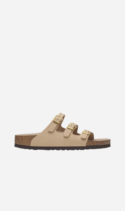 Birkenstock: Birkenstock | Florida Nubuck Regular - Sandcastle