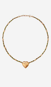 Tityaravy | Bigdil Necklace - Diopside/Beige