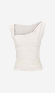 Dominique Healy | Nevermind Singlet - White