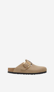 Birkenstock | Boston Big Buckle Oiled Leather Regular - Tobacco Brown
