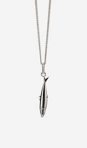 Meadowlark | Sardine Charm Necklace - Sterling Silver