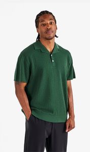 Malbon | Resort Crochet Polo - Green