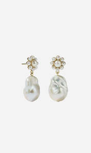 Meadowlark | Emile Drop Earrings - 23k Gold Plated
