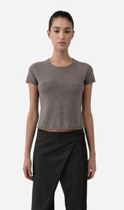 St Agni | Fine Merino Wool Baby Tee - Vapor