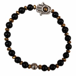 Black Onyx Gemstone Bracelet